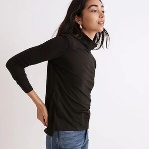 Madewell Black Long Sleeve Whisper Cotton Tee